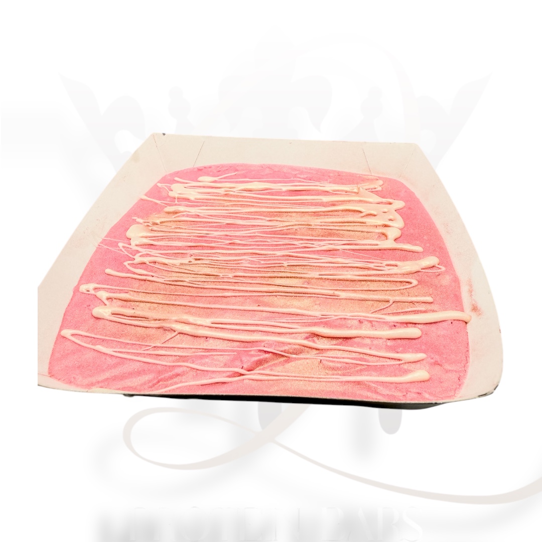 White Chocolate Raspberry Protein Fudge Slab (6 pieces) - Image 4
