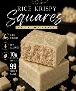 Protein Krispie Squares white chocolate